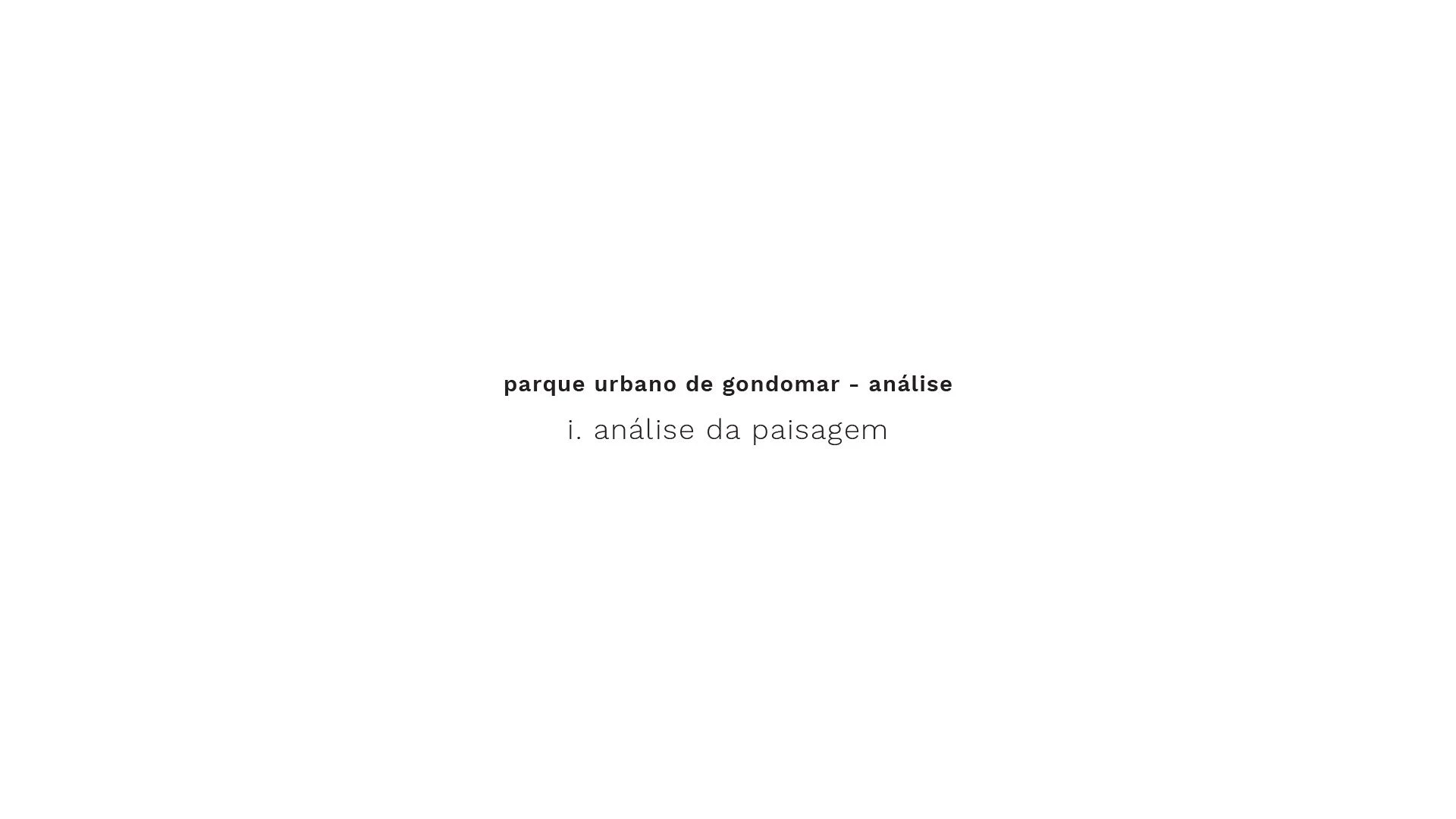 PARQUE URBANO GONDOMAR scheme