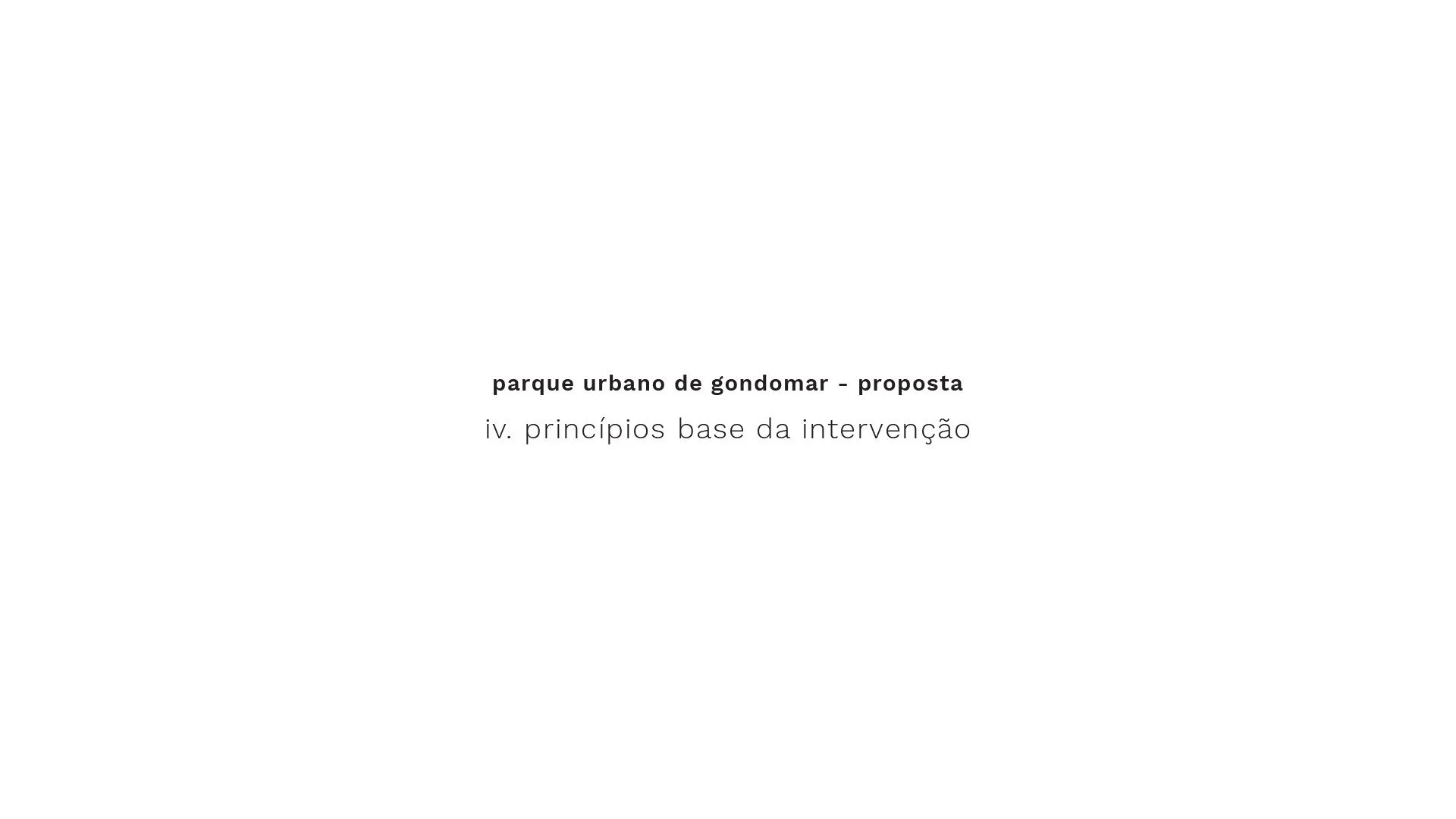 PARQUE URBANO GONDOMAR scheme